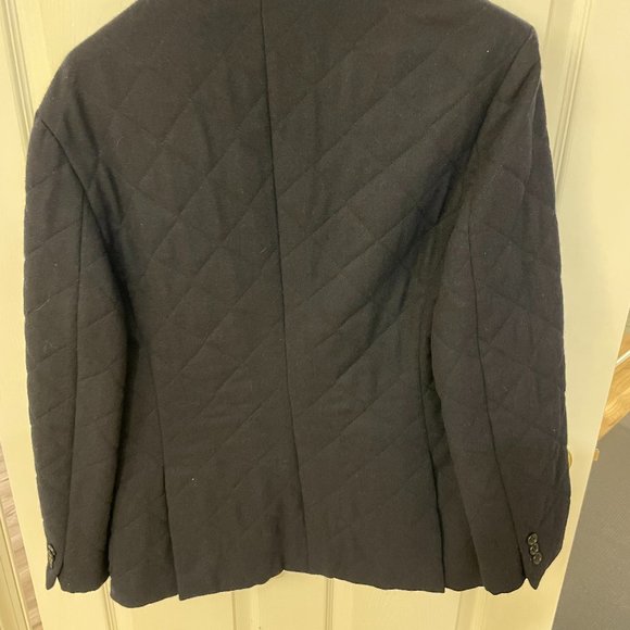 Custom Made Men's Winter Blazer 100% Wool Size 40R Slim Fit - Picture 2 of 2